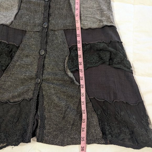 Pretty Angle Boutique Boho Linen Blend Tiered Sleeveless Tunic / Dress - Picture 8 of 10